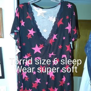 Torrid star gown. Size 6
